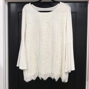 Chico’s 3.0/XL/16 Reg Scoop Neck Blouse